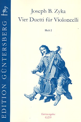 4 Duette Band 2 (Nr.3 und 4) für 2 Violoncelli&nbsp;&nbsp;Partitur und Stimmen&nbsp;&nbsp;