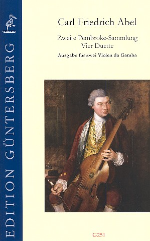 4 Duette aus der 2. Pembroke-Sammlung  für 2 Violen da Gamba  Partitur und Stimmen