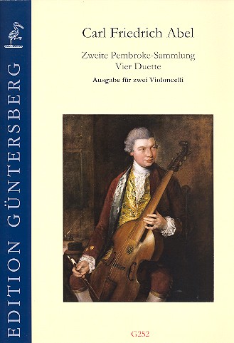 4 Duette aus der 2. Pembroke-Sammlung  für 2 Violoncelli  Partitur und Stimmen