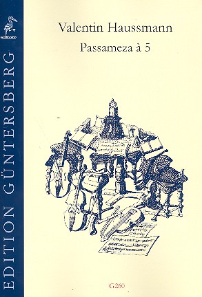 Passamezza a 5  für 5 Instrumente (SSATB)  Partitur und Stimmen
