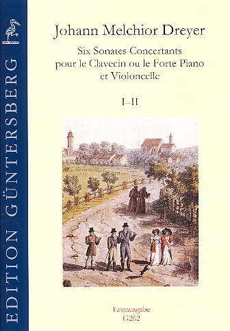 6 Sonates concertants vol.1 (nos.1-2)  pour violoncelle et clavecin (forte piano)  