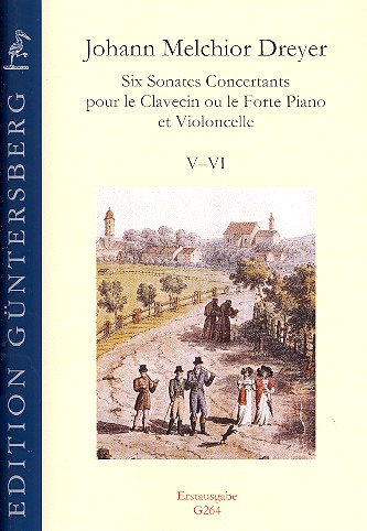 6 Sonates concertants vol.3 (nos.5-6)  pour violoncelle et clavecin (forte piano)  
