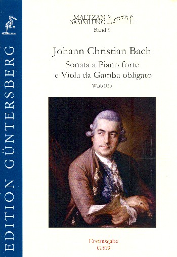 Maltzan Sammlung Band 9 - Sonate C-Dur WarbB3b  für Viola da gamba und Klavier  
