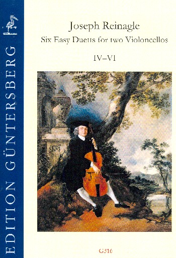 6 einfache Duette ... Band 2 (Nr.4-6)&nbsp;&nbsp;für 2 Violoncelli&nbsp;&nbsp;Partitur und Stimmen