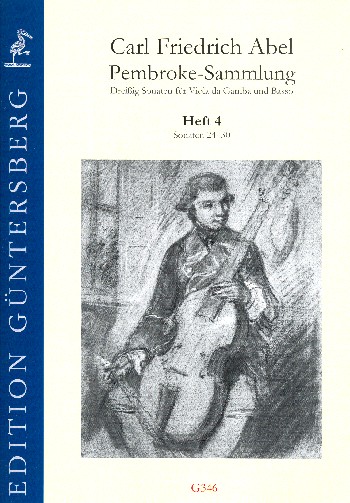 Pembroke-Sammlung Band 4 (Nr.24-30)  für Viola da gamba und Bass  2 Spielpartituren (Bc nicht ausgesetzt)