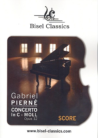 Konzert c-Moll op.12 für Klavier und Orchester  Partitur  