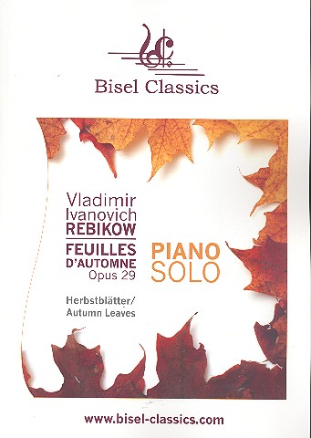 Feuilles d'automne op.29  für Klavier  
