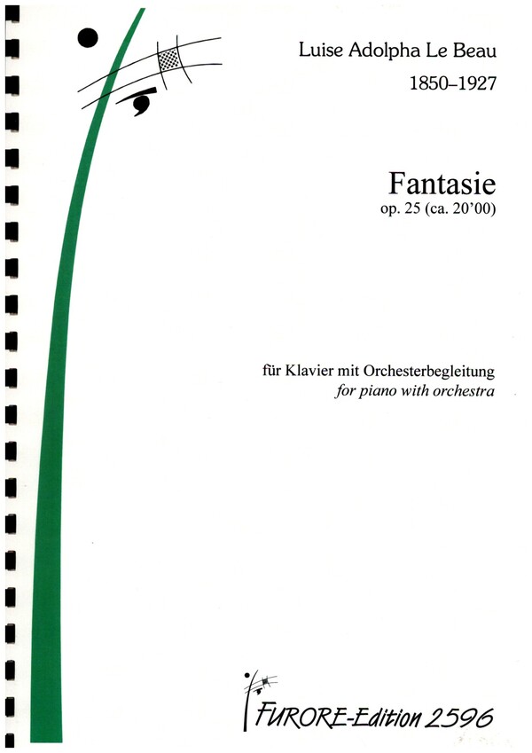 Fantasie op.25  für Klavier und Orchester  Partitur