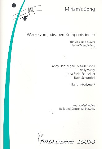 Miriam's Song Band 1  für Viola und klavier  