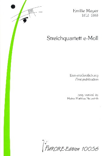 Streichquartett e-Moll  für 4 Streicher  Partitur und Stimmen