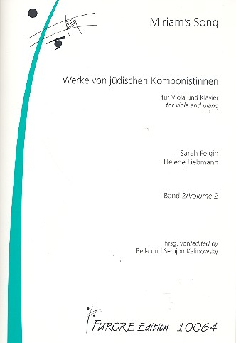 Miriam's Song Band 2  für Viola und klavier  