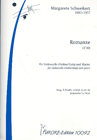 Romanze  für Violoncello (Violine/Viola) und Klavier  Stimmen