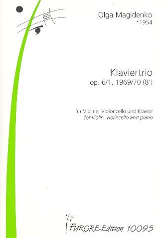Trio op.6,1&nbsp;&nbsp;für Violine, Violoncello und Klavier&nbsp;&nbsp;Stimmen