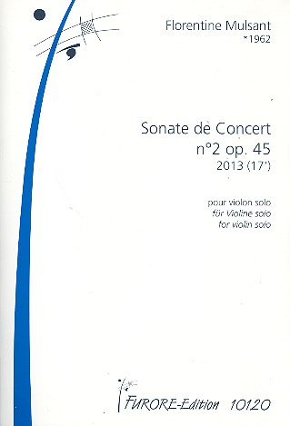 Sonate de concert no.2 op.45  für Violine  