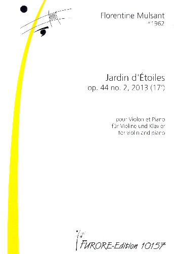 Jardin d'étoiles op.44,2  für Violine und Klavier  