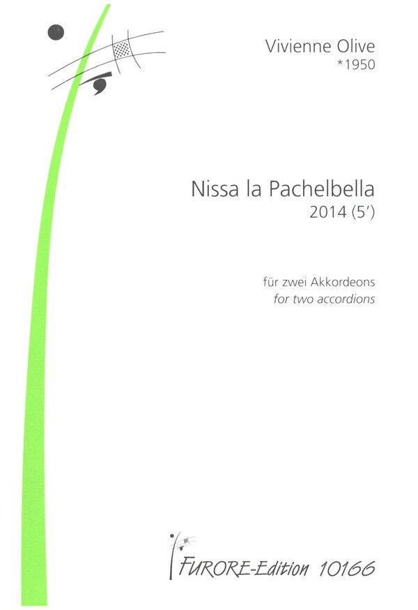 Nissa la Pachelbella  für 2 Akkordeons  Partitur und Stimmen