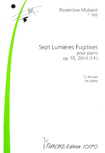 7 Lumières fugitives op.55  für Klavier  