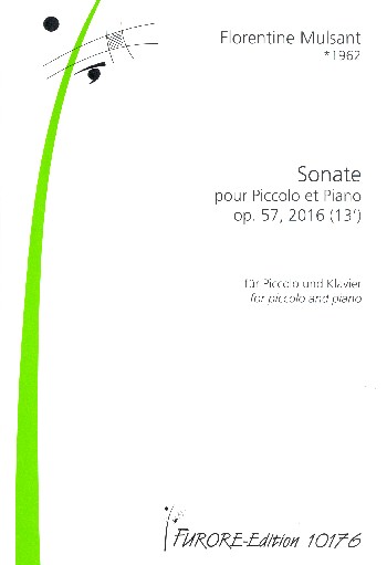 Sonate op.57  für Piccoloflöte und Klavier  