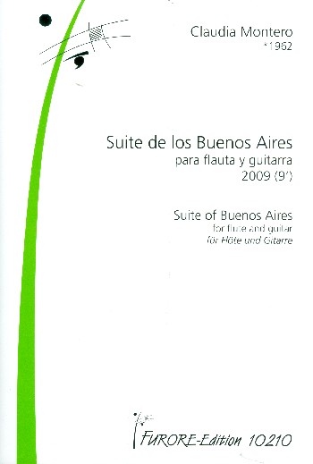 Suite de los Buenos Aires&nbsp;&nbsp;für Flöte und Gitarre&nbsp;&nbsp;Partitur und Stimme