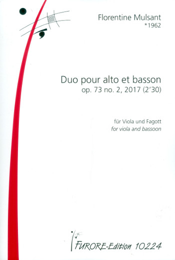 Duo op.73,2  pour alto et basson  partition et partie