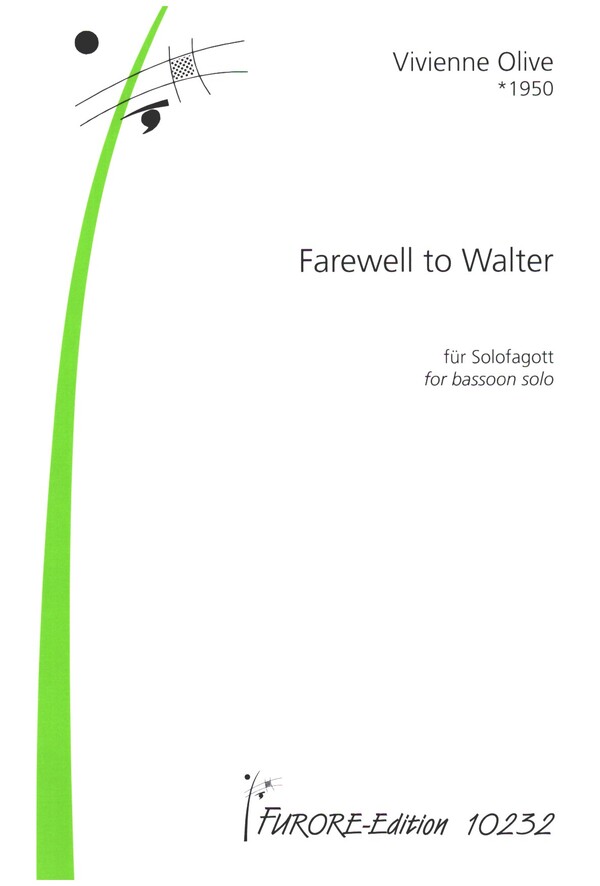 Farewell to Walter  für Solofagott  