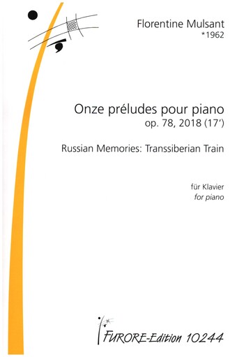 11 Préludes op.78  für Klavier  