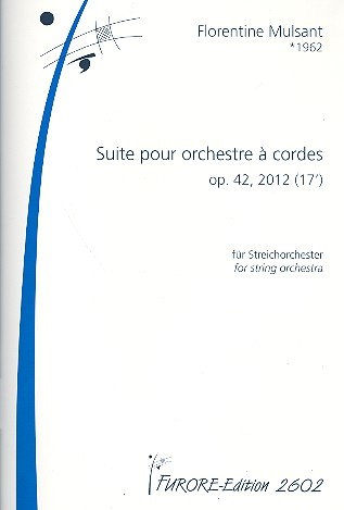 Suite op.42 für Streichorchester&nbsp;&nbsp;Partitur&nbsp;&nbsp;