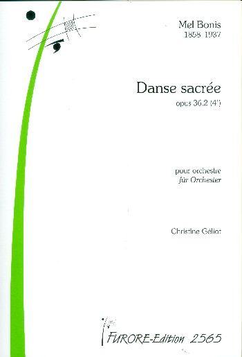 Danse sacrée op.36,2  für Orchester  Partitur