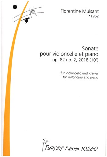 Sonate op.82,2  für Violoncello und Klavier  