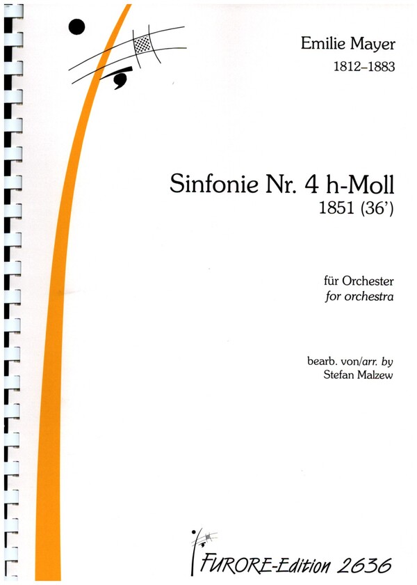 Sinfonie h-Moll Nr.4  für Orchester  Partitur
