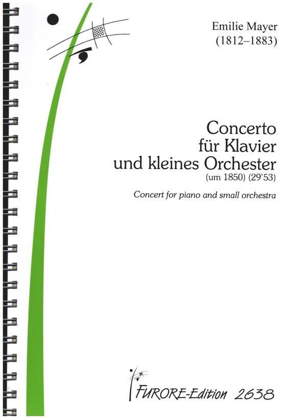 Concerto  für Klavier und kleines Orchester  Partitur