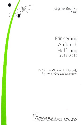 Erinnerung, Aufbruch, Hoffnung  für Sprecher, Oboe, Violoncello und Claves (Steinpaar)  3 Spielpartituren