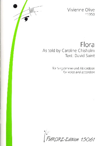 Flora  für Gesang und Akkordeon  Partitur (en)
