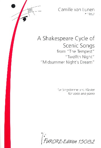 A Shakespeare Cycle of scenic Songs  für Gesang und Klavier  Partitur (en)
