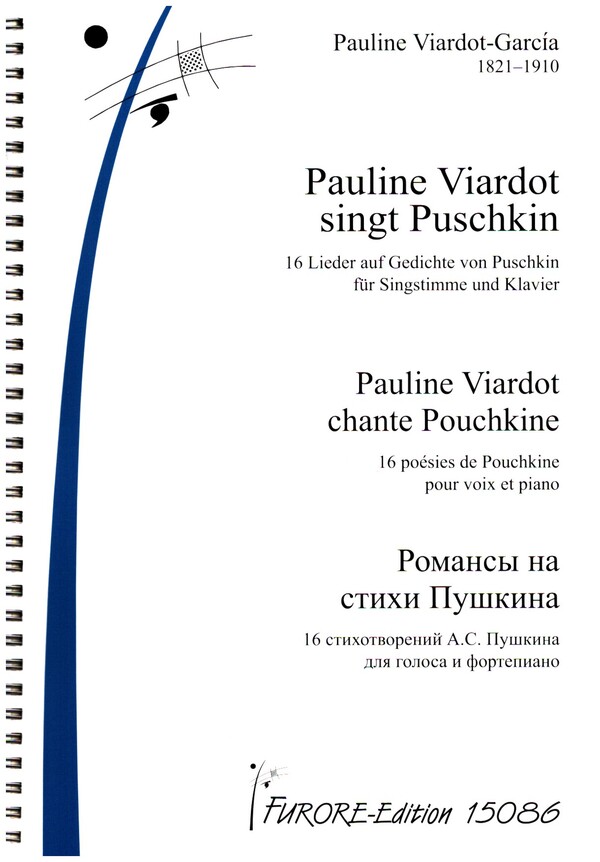 Pauline Viardot singt Puschkin  für Gesang und Klavier (fr/ru)  