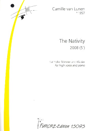 The Nativity  für Gesang (hoch) und Klavier  Partitur (en)