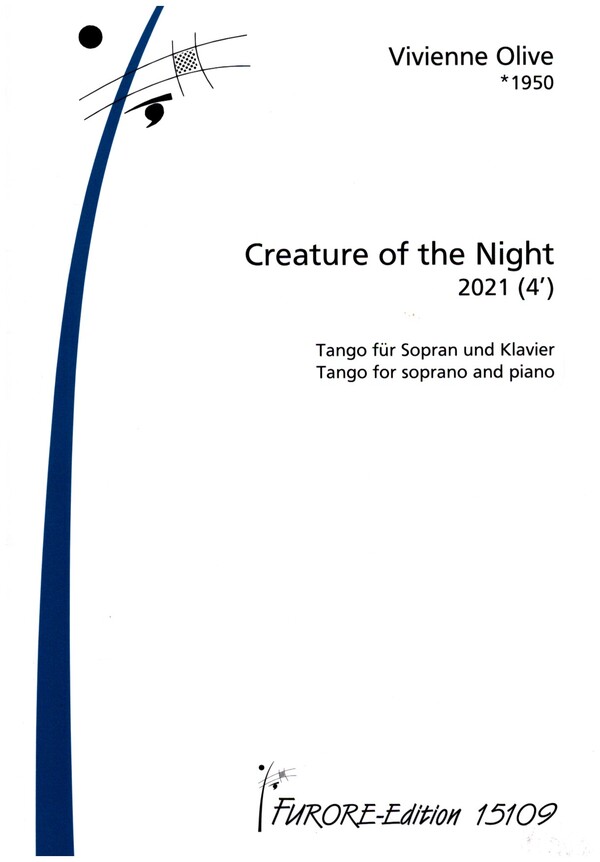 Creature of the Night  für Sopran und Klavier  