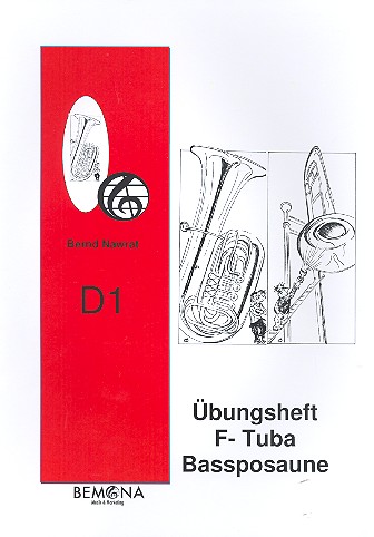 Übungsheft D1  für Bassposaune (Tuba in F)  