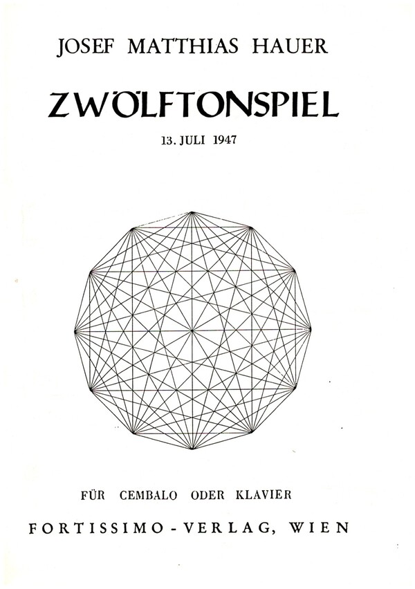 Zwölftonspiel 13. Juli 1947  für Cembalo (Klavier)  