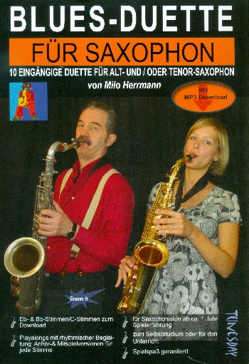 Blues-Duette (+Download)&nbsp;&nbsp;für 2 Saxophone&nbsp;&nbsp;
