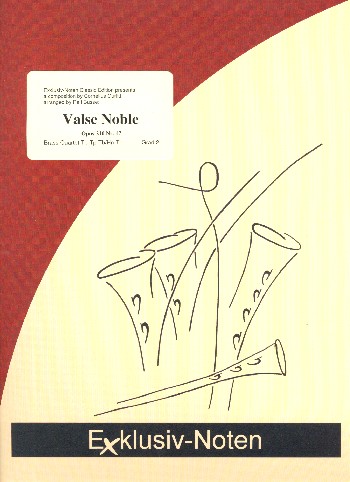 Valse noble op.210,17  für 4 Blechbläser  Partitur und Stimmen