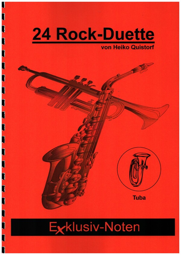 24 Rock-Duette  für 2 Tuben  Spielpartitur