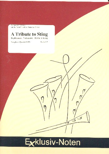 A Tribute to Sting  für 4 Saxophone (SATBar)  Partitur und Stimmen