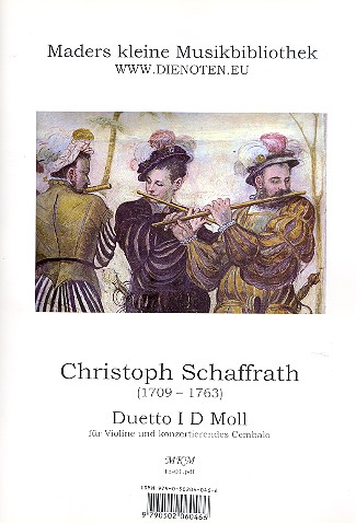Duett d-Moll Nr.1  für Violine  und Cembalo  