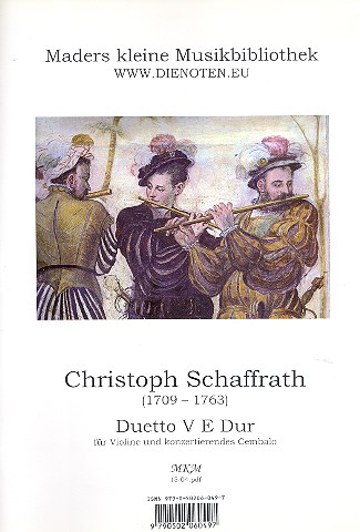 Duett E-Dur Nr.5  für Violine und Cembalo  