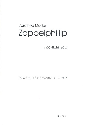 Zappelphillip  für Blockflöte  