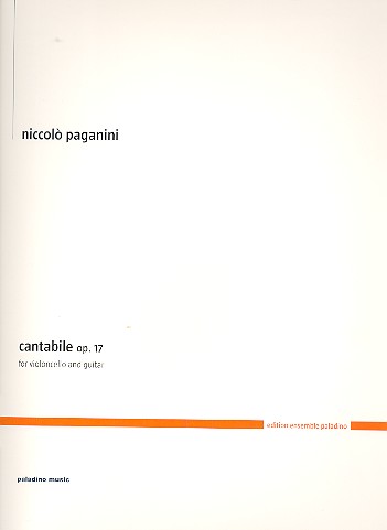 Cantabile op.17  für Violoncello und Gitarre  Partitur und Stimme
