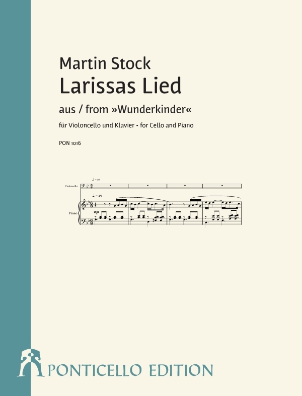 Larissas Lied  für Violoncello und Klavier  