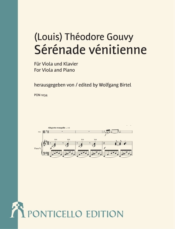 Sérénade vénitienne  für Viola und Klavier  