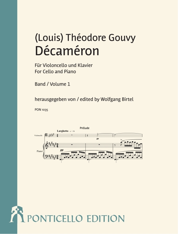 Décameron op.28 Band 1 (Nr.1-5)  für Violoncello und Klavier  